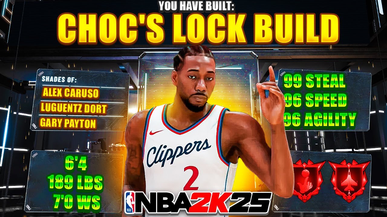 I MADE CHOC'S LOCKDOWN BUILD IN NBA 2K25 ... HERES MY HONEST REVIEW ...