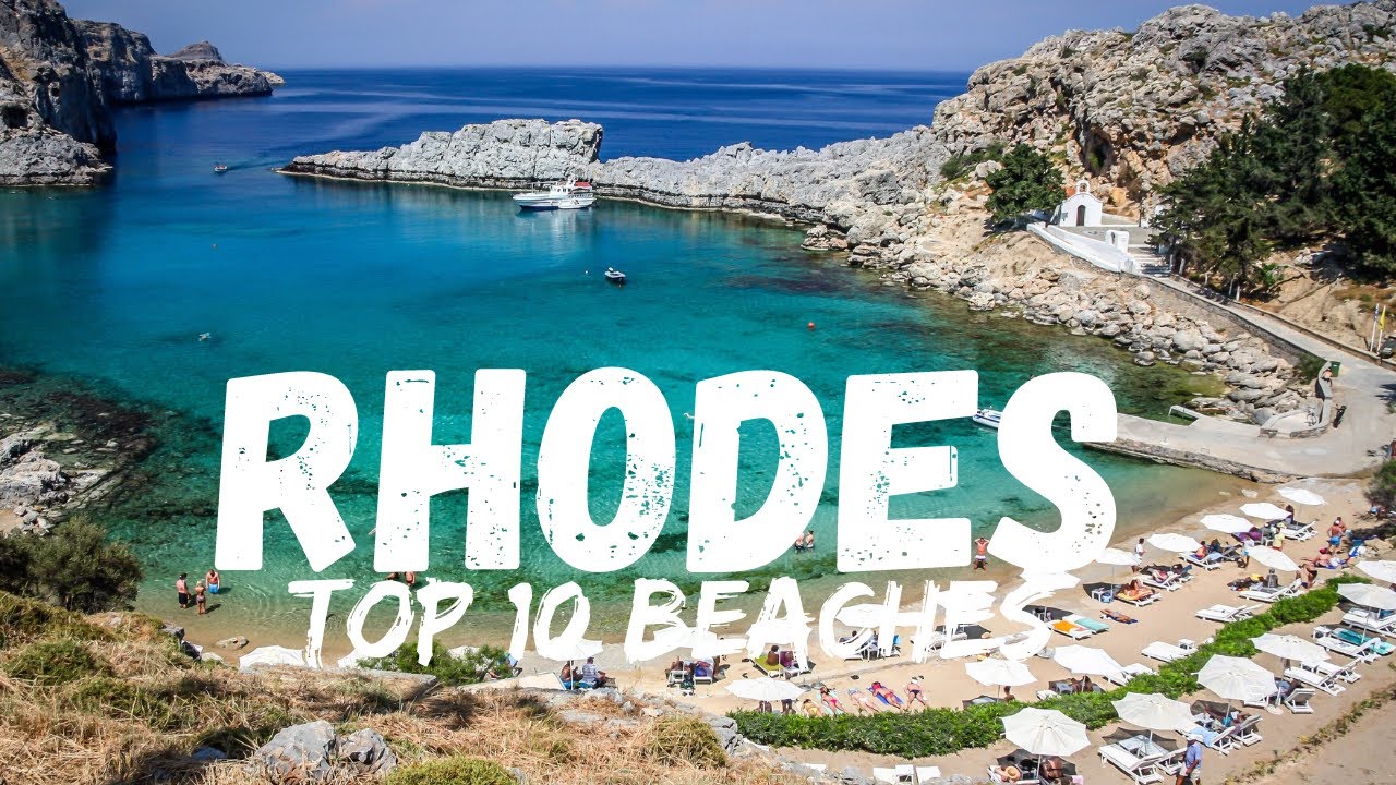 Top 10 Best Beaches in Rhodes Greece - YouTube