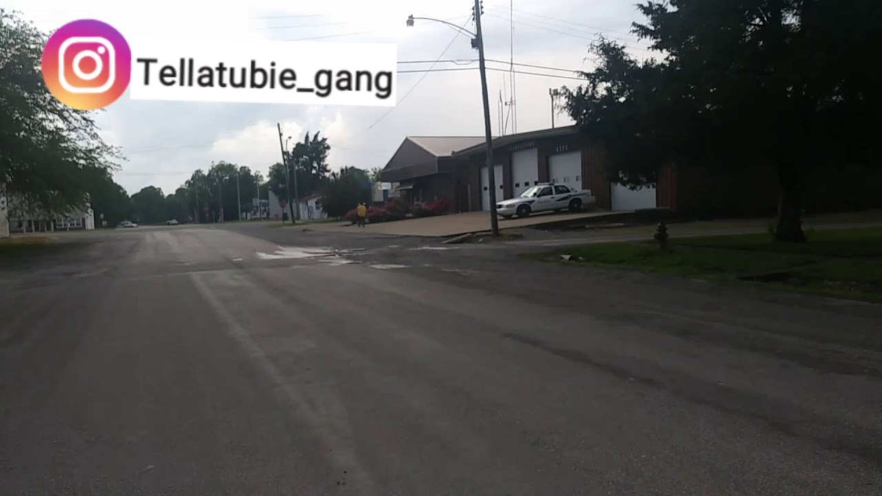 Crazy bike tricks on police station