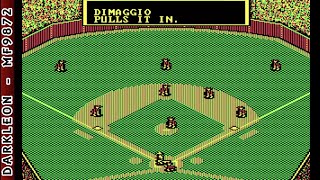 MicroLeague Baseball © 1984 MicroLeague - PC DOS - Gameplay