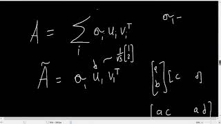 SVD for extracting features from data - matlab example