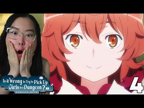 SUSPICIOUS SUPPORTER?!😱 DanMachi Episode 4 Reaction & Review (SEASON 1)