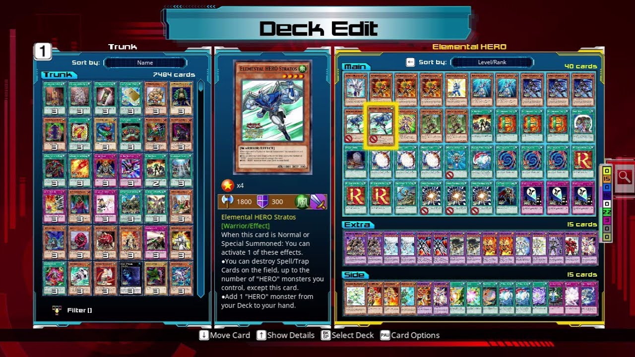 yugioh legacy of the duelist elemental hero deck Konami Box : Toys & Games Yugioh Elemental HERO 78 Card