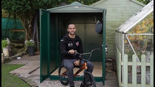 World No 6 BMXer Ross Cullen & his Asgard Bike Shed Installation