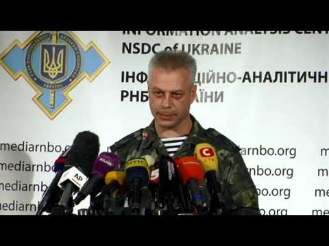Andriy Lysenko. Ukraine Crisis Media Center, 15th of September 2014