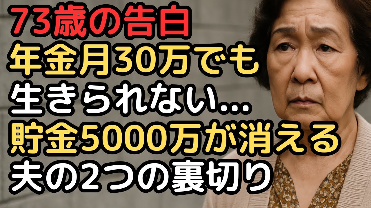 【老後破産の危機】貯金5000万が消える...妻の私が下した最後の決断