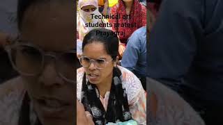 Technical art protest at Prayagraj