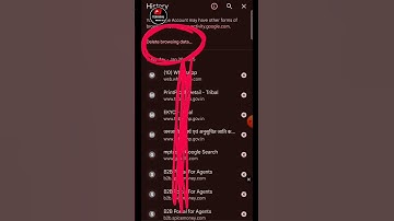Chrome ki history kaise delete kare mobile | Chrome history delete select all | clear chrome history