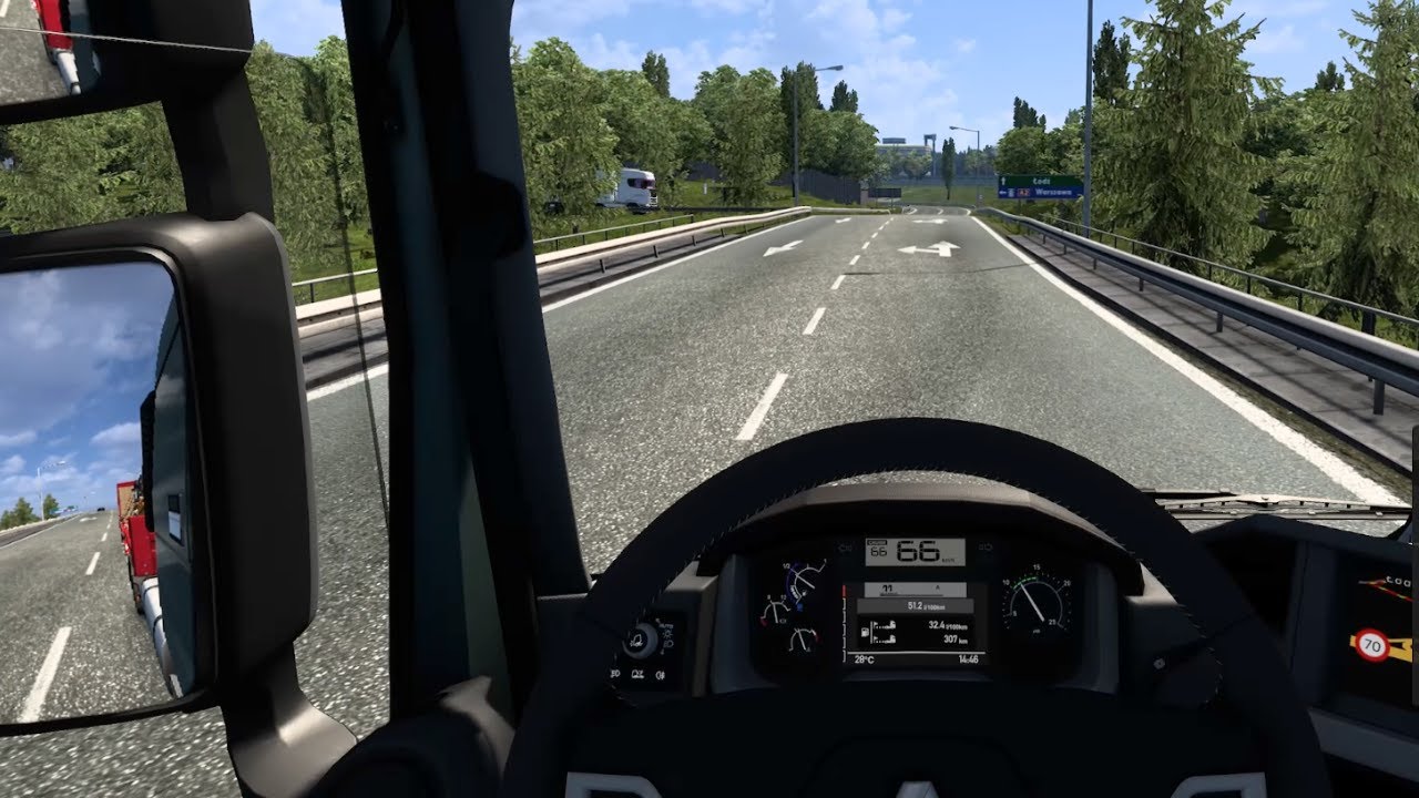 A Close Call with an AI truck