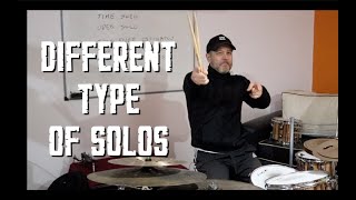DRUM SOLOS - TYPES AND CONCEPTS