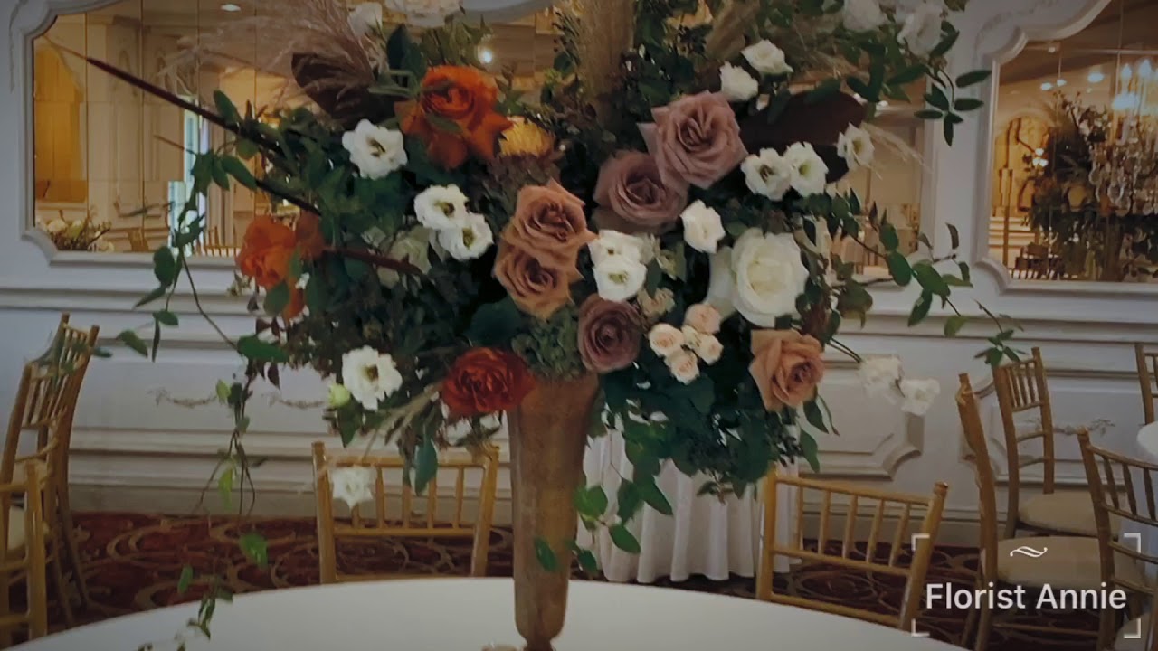 Centerpiece wedding florists on long island NY Fleurissimo NYC