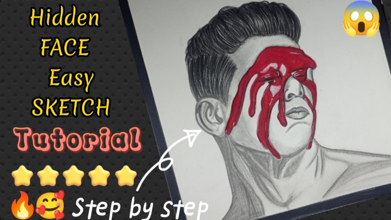 how to draw PORTRAIT Tutorial for beginners| Realistic face drawing ...
