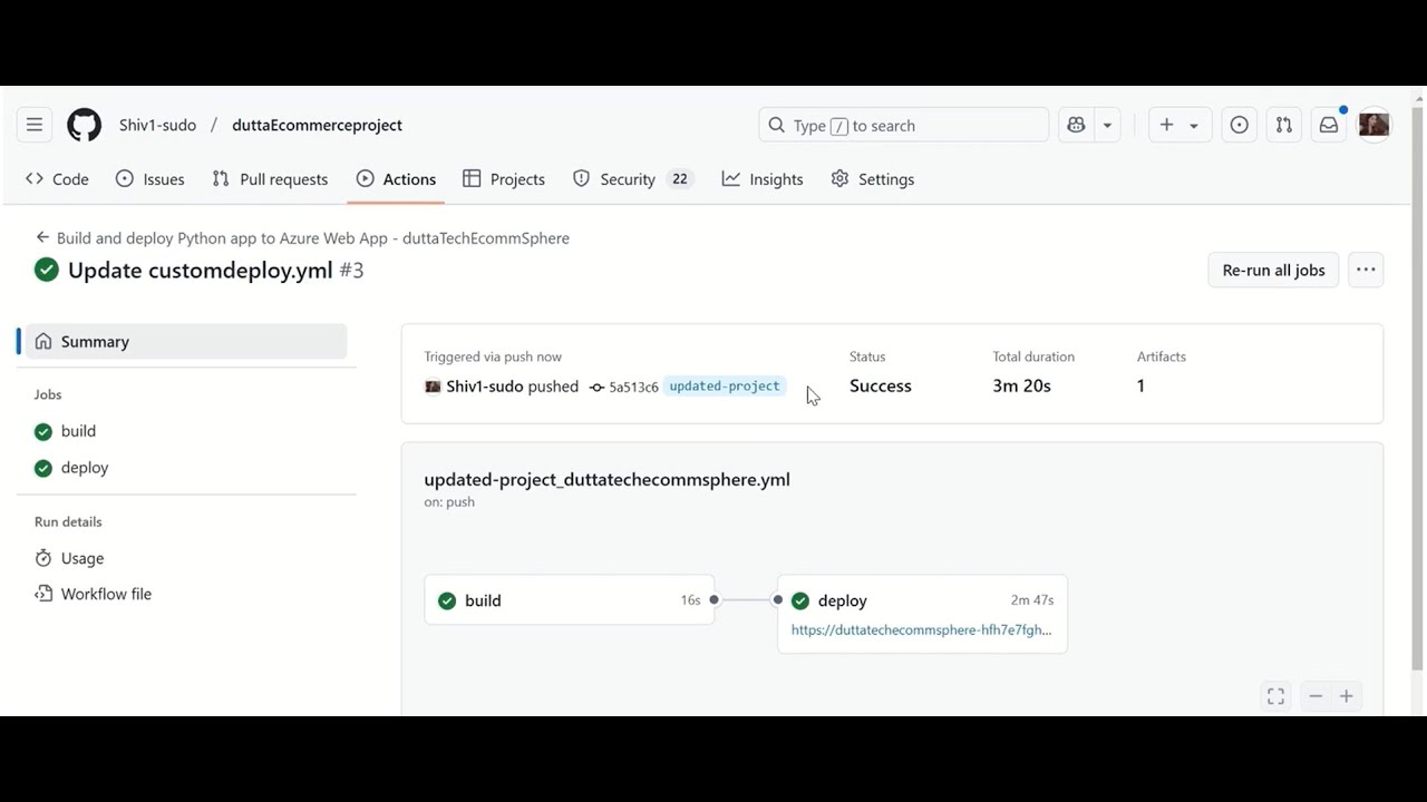 Effortless Project Deployment from GitHub to Azure - YouTube