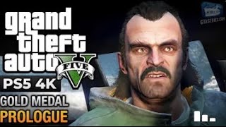 GTA 5 PS5 - Mission #1 - Prologue/Prolog [Gold Medal Guide - 4K 60fps]