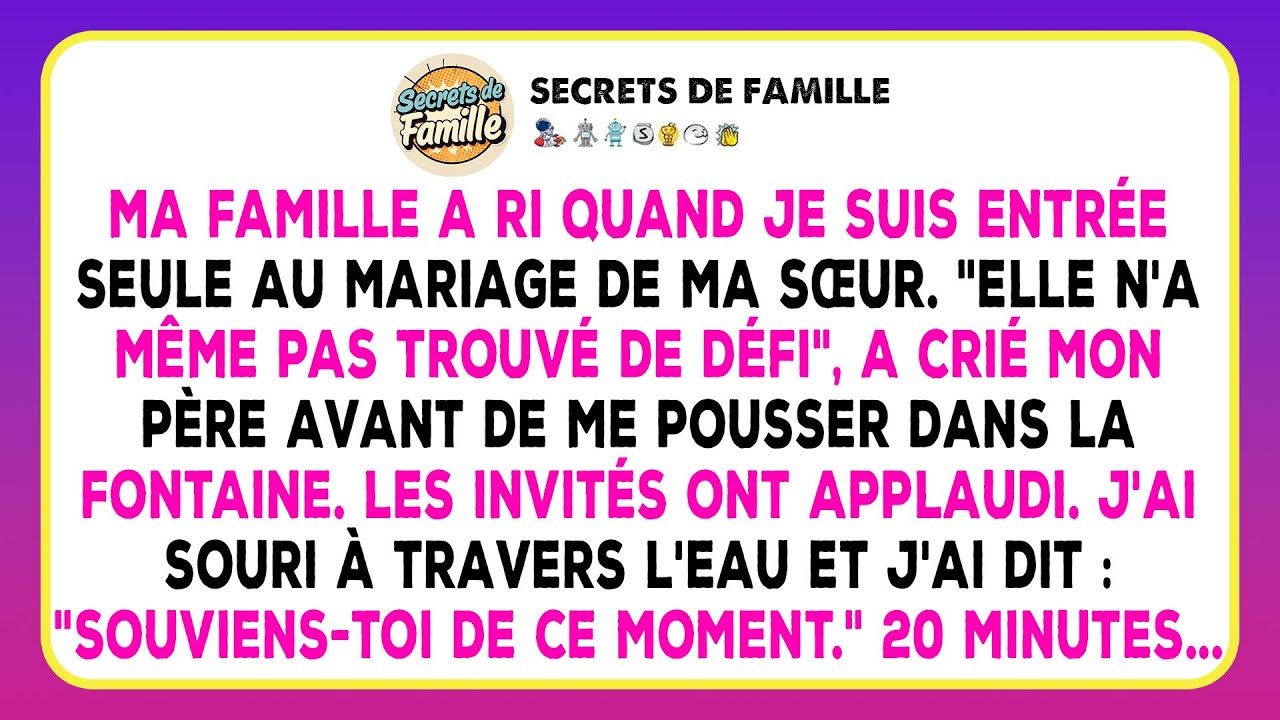 Ma Famille S'est Moquée De Moi Au Mariage, Puis Mon Mari Milliardaire Est Entré Et...