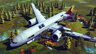 Realistic Fictional Airplane Crashes and Emergency Landings #6 | Besiege
