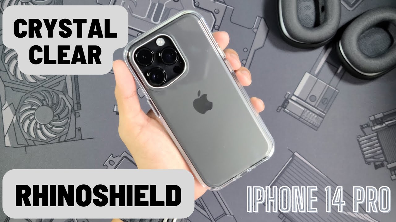 iPhone 14 Pro Rhinoshield Crystal Clear Case Review(Most Durable Clear  Case!?) (Non-Magsafe Version) 