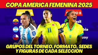 COPA AMÉRICA FEMENINA 2025: GRUPOS, SELECCIONES, FORMATO Y FIGURAS DE CADA EQUIPO