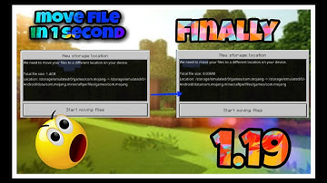 Minecraft 1.19 Moving Files Kaise Stop Kare||How To Stop Minecraft 1.19 Moving Files