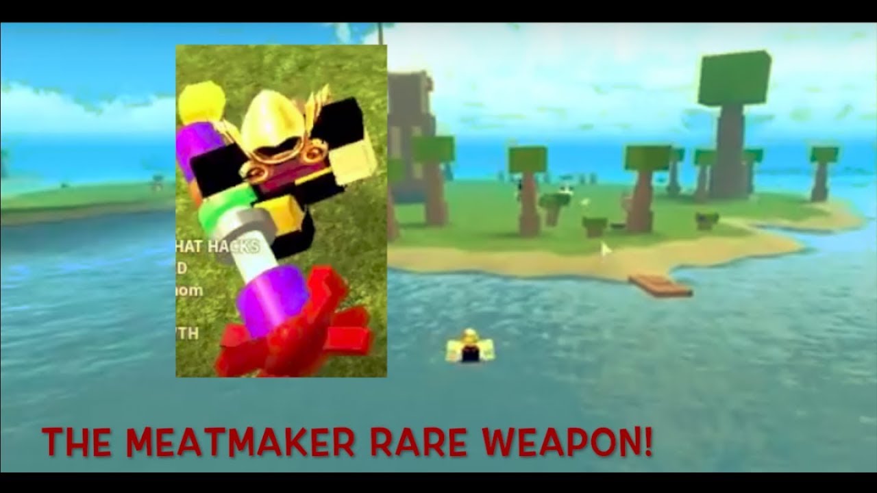 Must See Roblox Booga Booga Pvp Epic Rare Weapons Meeting The Meatmaker - roblox booga booga meatmaker