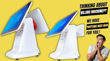POSYTUDE RAZE W44 | Touch Pos | Pos Machine| Restaurant Billing Machine | Touch Billing Machine