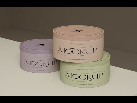 3 Round Boxes PSD Mockup, a Product Mockup by softulka (Thumbnail 1 of 7)