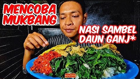 MANTAP ❗❗MUKBANG NASI SAMBAL DAUN SINGKONG