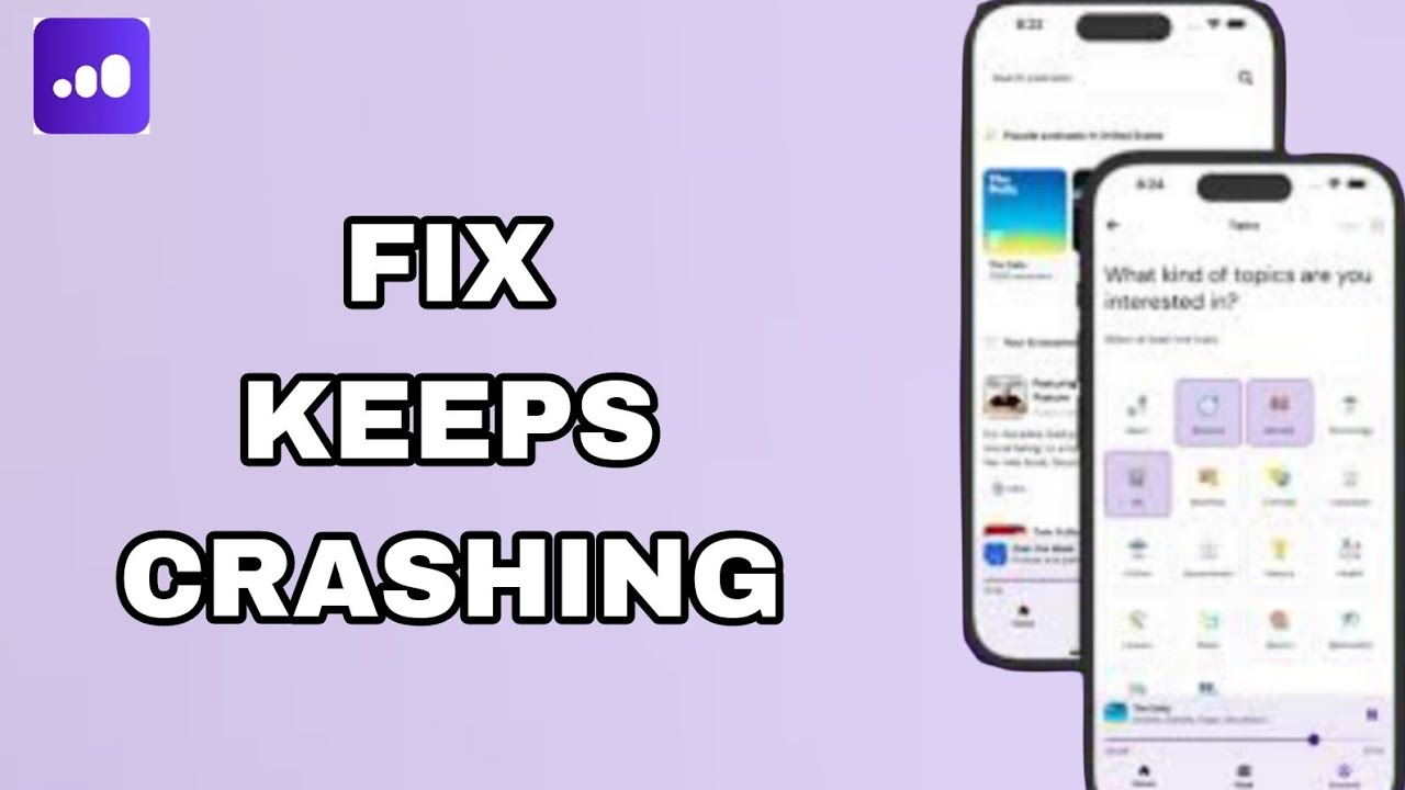 How To Fix And Solve Keeps Crashing On Podcast Kiosk App | Easy Fix ...