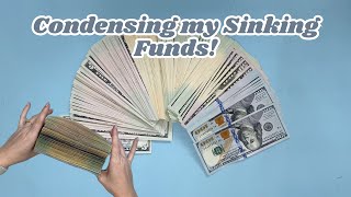 Condensing my Sinking Funds for April || Bill Exchange || Takin Money to the Bank!!