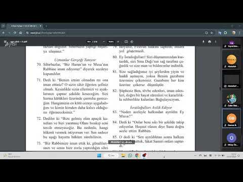Teslim Olanların Kuran Dersi - Türkçe - May 24, 2024 - [19:81] - Gamze