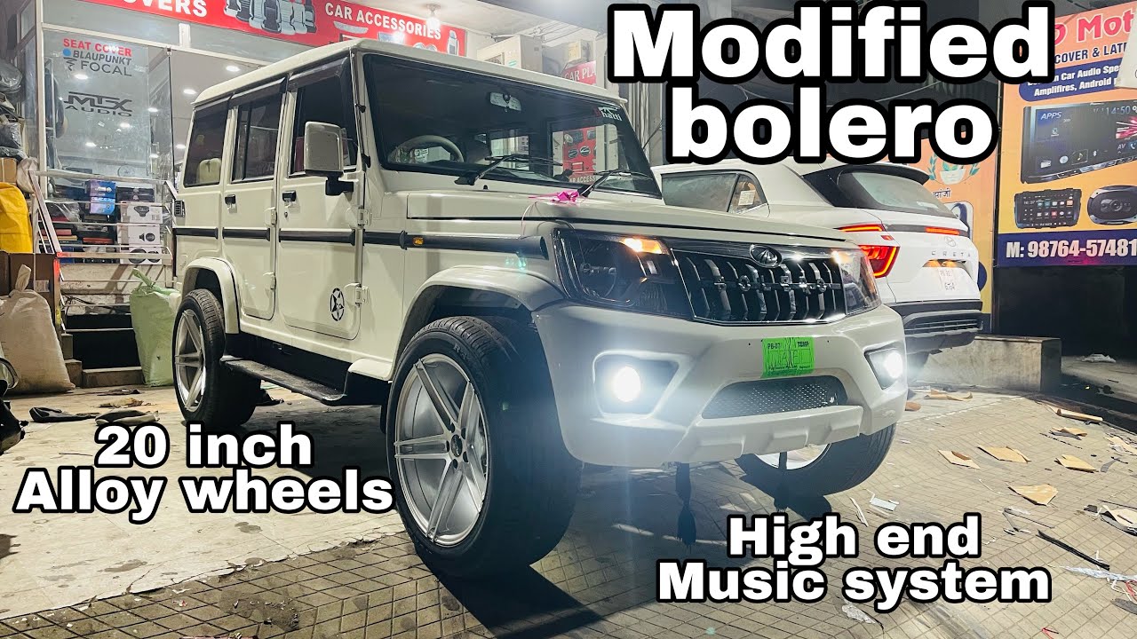 Modified bolero bolero 20 inch alloy wheels bolero android player