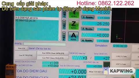 Mach3 Macro dò biên dạng tự động. Ứng dụng tiện lazang ô tô. (Mach3 profile probe macro)