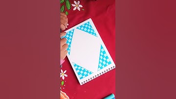 BORDER DESIGN FOR SCHOOL PROJECT,JOURNAL DECORATION,BORDER DRAWING IN 1 MIN#shortvideo #borderdesign
