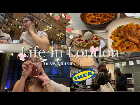 【London Diaries】🍵🪴 Ikea Date, Ponyo's Groom, LOTS of eatng & More #vlog