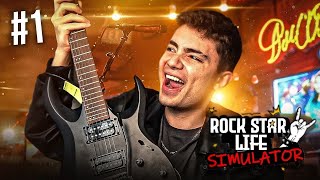 BİR STARIN DOĞUŞU !  ROCK STAR LIFE SIMULATOR #1