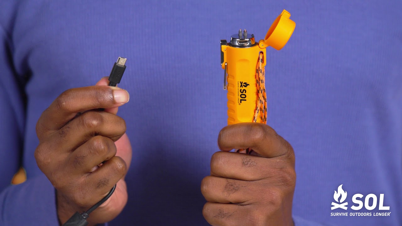 Fire Lite Fuel Free Rechargeable Lighter - Survive Outdoors Longer