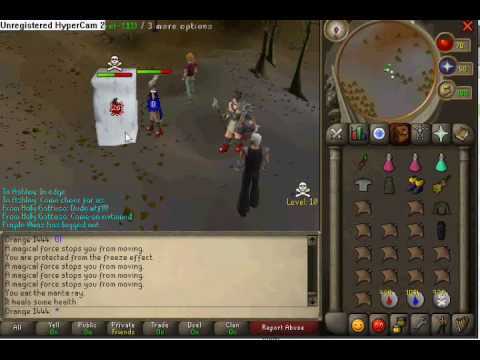 Orange 1444 pk vid #5 - InfectionX - Runescape pking - Over 850m in loots - legit rs economy