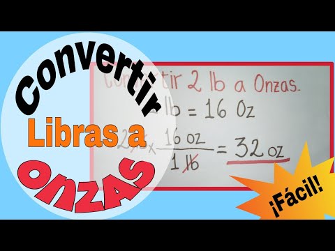 Video: ¿Cuántas libras pesan 128 onzas?