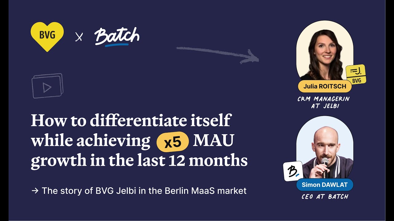 BVG Jelbi: differentiate itself while achieving x5 MAU growth in the last 12 months | Client Stories