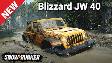 New Truck Blizzard JW 40 In SnowRunner Season 9 @TIKUS19