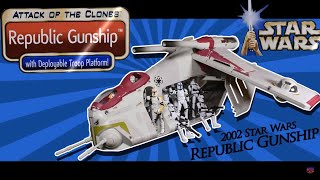 2002 Star Wars Saga Collection Republic Gunship | 3.75