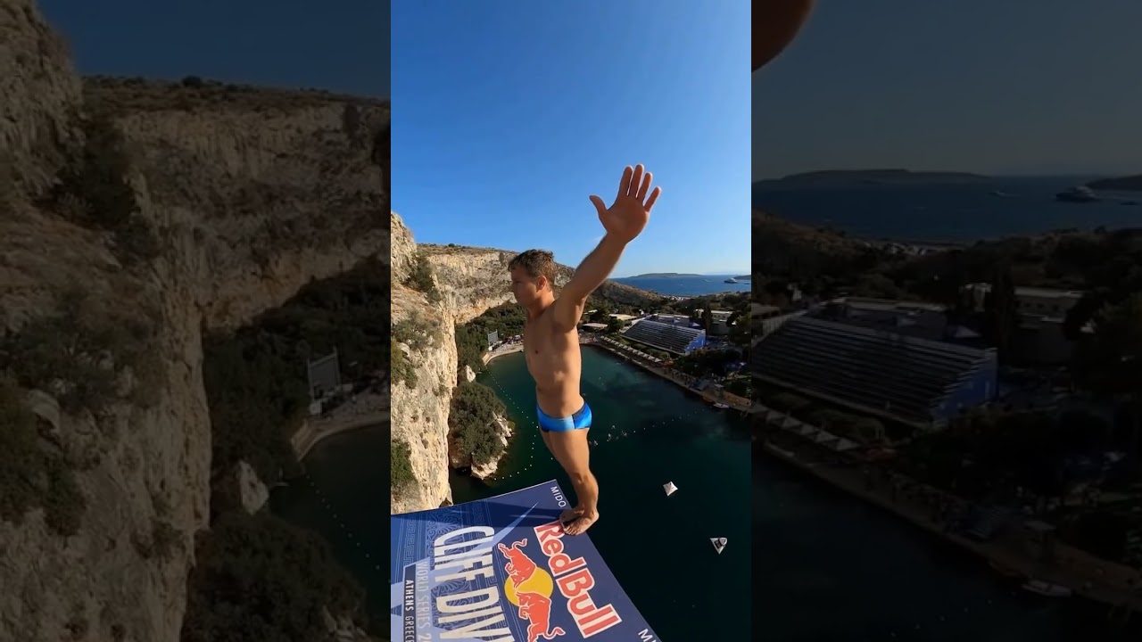 Stunning dive from 27m platform 😳 