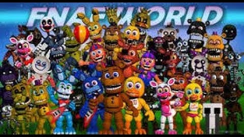 the easiest way to unlock halloween characters in FNAF WORLD