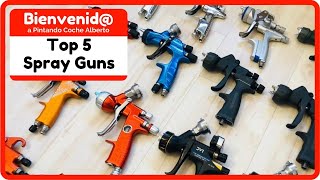 Las pistolas de pintura más valoradas: Top 5 del mundo