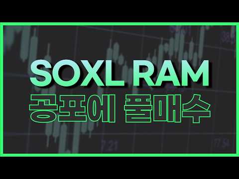 <strong>SOXL</strong> RAM 폭락 저는 매수 기회로 보고 있습니다