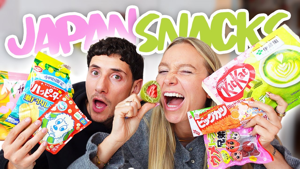 Wir testen Japanische Süßigkeiten 🍡 (jetzt überlegen wir unsern Wohnsitz nach Tokyo zu verlegen)