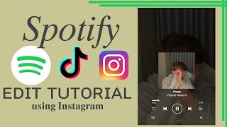 Tutorial: Spotify Instagram Story Trend on Tiktok screenshot 4