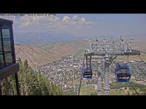 SeeJH.ai: Snow King Mountain Timelapse in Jackson Hole - July 28, 2026