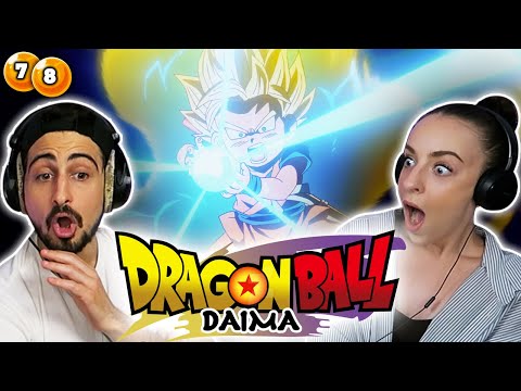 GOKU VS TAMAGAMI 3 WAS INSANE! *DRAGON BALL DAIMA* Episodes 7-8 REACTION!
