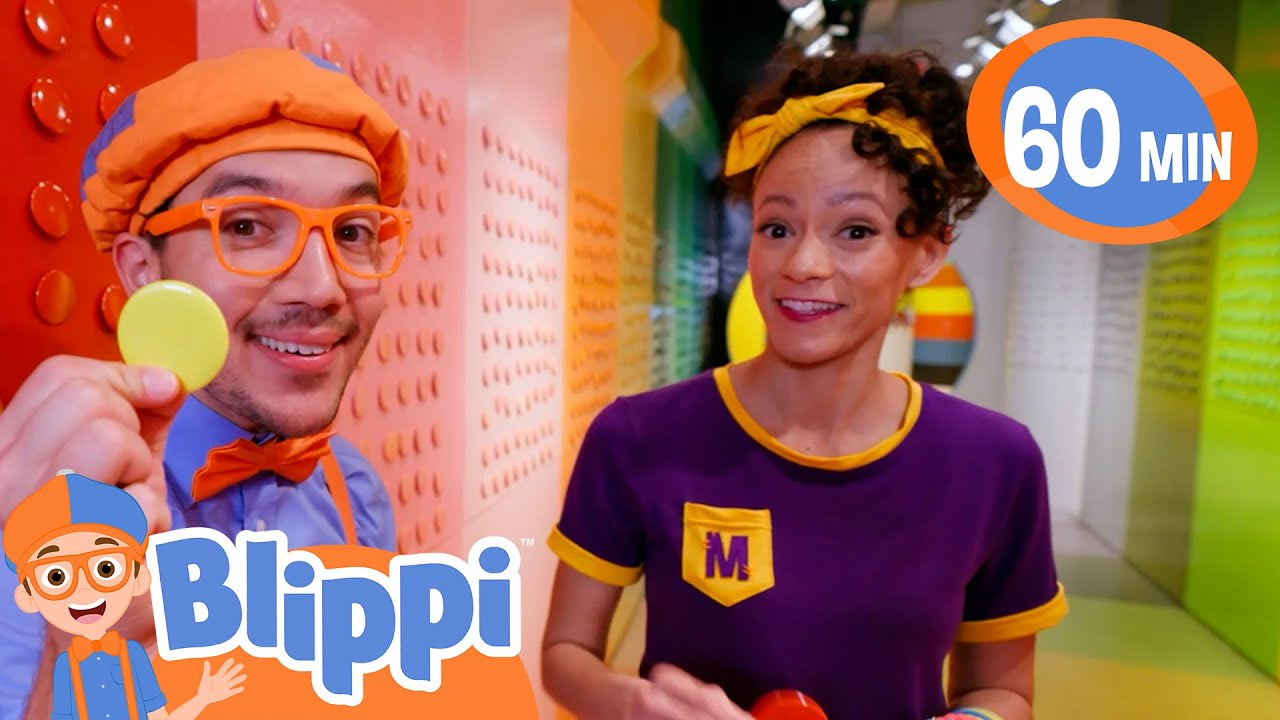 Blippi Goes to the Color Factory NYC with Meekah! | Educational Kids Videos | Moonbug Kids - YouTube